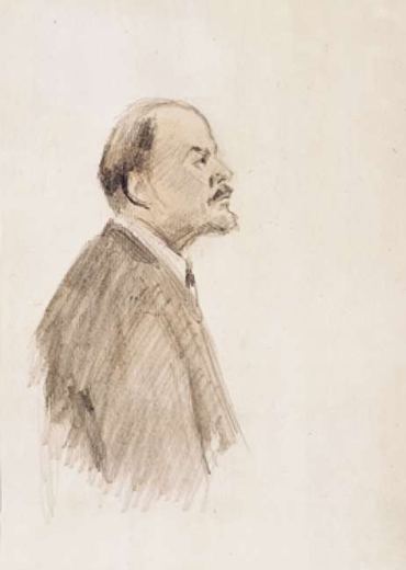 Lenin von Konstantin Iwanowitsch Rudakow.